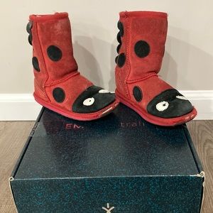 Emu Australia lady bug boots